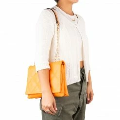 L'INTERVALLE WOMEN Corianna Orange Leather