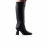 L'INTERVALLE WOMEN Pratt Black Leather