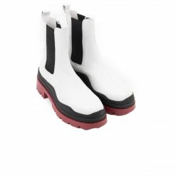 L'INTERVALLE Creusot White Leather / Red Sole