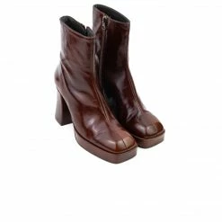 L'INTERVALLE WOMEN Mayotte Chestnut Leather