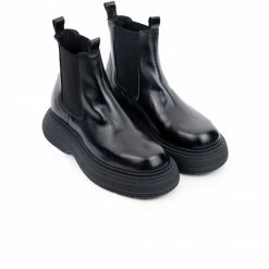 L'INTERVALLE WOMEN Martos Black Leather