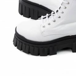 L'INTERVALLE Hufflepuff White Leather