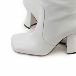 L'INTERVALLE Colombes White Leather WOMEN