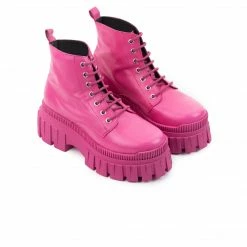 L'INTERVALLE Hufflepuff Fuschia Leather