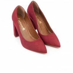 L'INTERVALLE Ciara Burgundy Nubuck