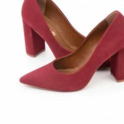 L'INTERVALLE Ciara Burgundy Nubuck