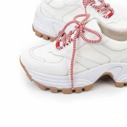 L'INTERVALLE WOMEN Heba White Leather