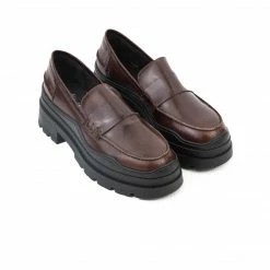 L'INTERVALLE Tulle Brown Leather