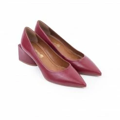 L'INTERVALLE WOMEN Emilia Burgundy Leather