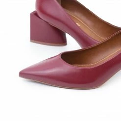 L'INTERVALLE WOMEN Emilia Burgundy Leather
