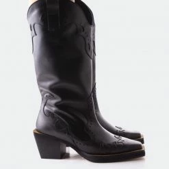 L'INTERVALLE WOMEN Velier Black Leather