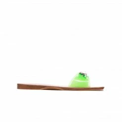 L'INTERVALLE SANDALS Mini Green Neon Gummy