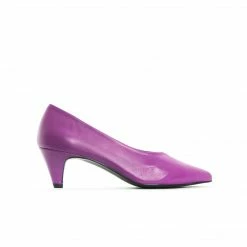 L'intervalle Alba Purple Leather