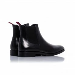 L'intervalle Alfonso Black Leather Boots MEN 5 L'intervalle Alfonso Black Leather Boots MEN