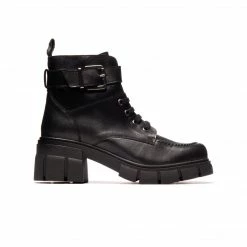 L'INTERVALLE WOMEN Triumph Black Leather