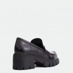 L'INTERVALLE WOMEN Bourges Black Leather