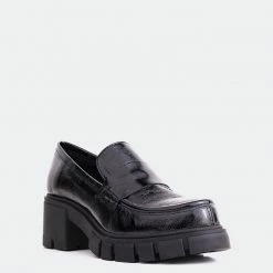 L'INTERVALLE SHOES Bourges Black Naplack