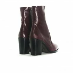 L'INTERVALLE Cadiz Bordeaux Leather BOOTS