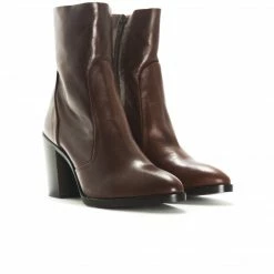 L'INTERVALLE Cadiz Brown Leather BOOTS