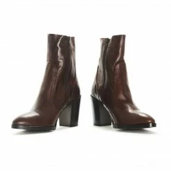 L'INTERVALLE Cadiz Brown Leather BOOTS