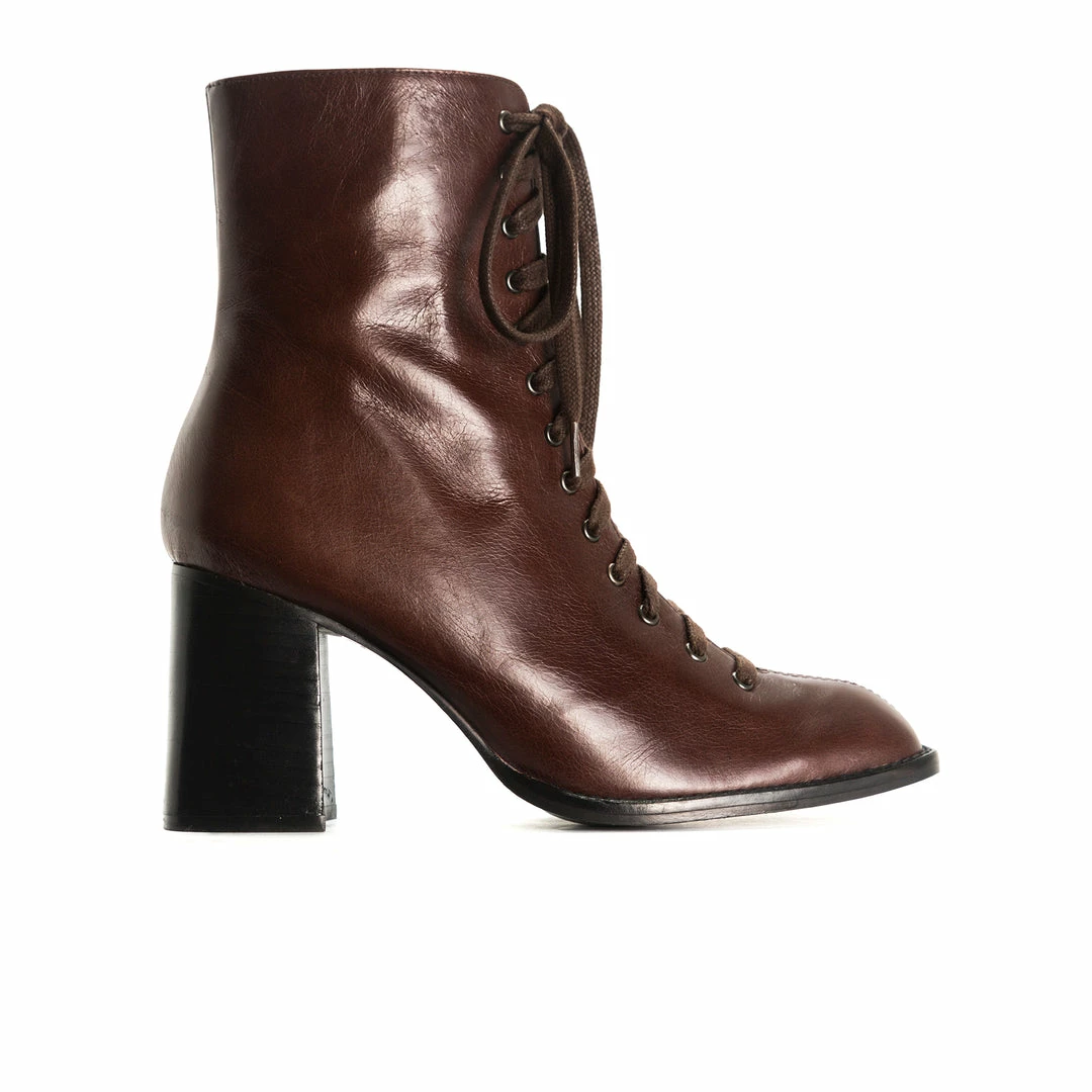 L'intervalle Clayton Brown Leather Ankle Boots WOMEN 1 L'intervalle Clayton Brown Leather Ankle Boots WOMEN