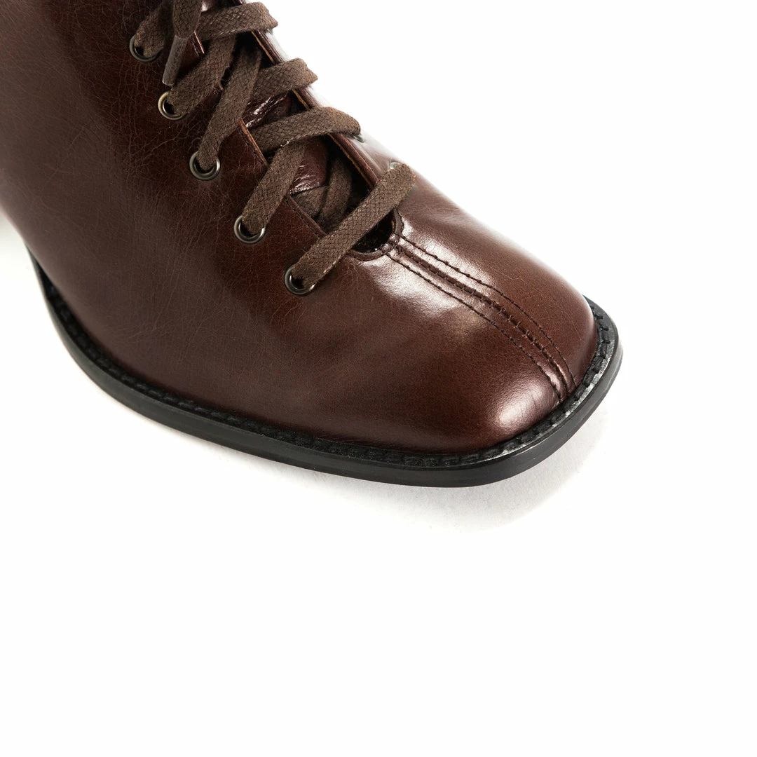 L'intervalle Clayton Brown Leather Ankle Boots WOMEN 3 L'intervalle Clayton Brown Leather Ankle Boots WOMEN