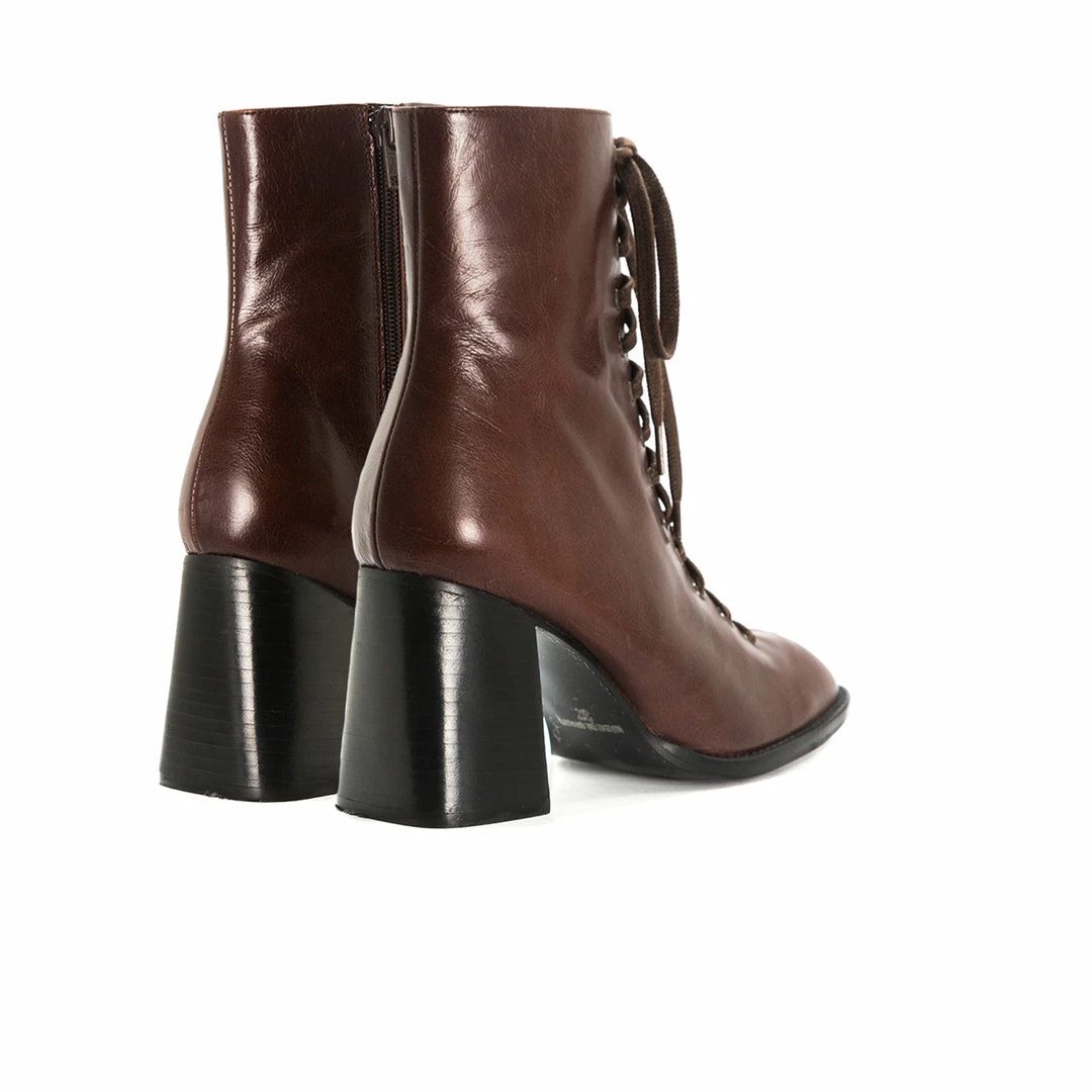 L'intervalle Clayton Brown Leather Ankle Boots WOMEN 4 L'intervalle Clayton Brown Leather Ankle Boots WOMEN