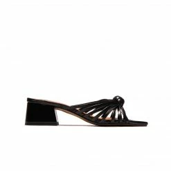 L'INTERVALLE WOMEN Damira Black Leather