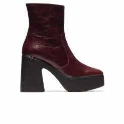 L'INTERVALLE WOMEN Bolzano Burgundy Leather