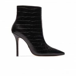 L'INTERVALLE Cathy Black Croco BOOTS