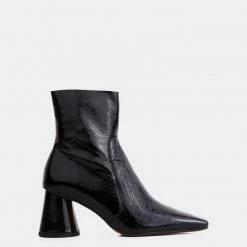 L'INTERVALLE Eaton Black Naplack BOOTS