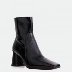 L'INTERVALLE Eaton Black Naplack BOOTS
