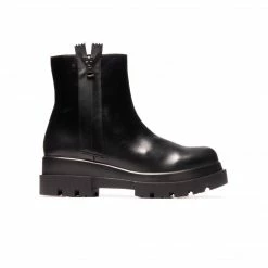 L'INTERVALLE Ranger Black Leather WOMEN