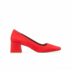 L'INTERVALLE Lorraine True Red Nobuck