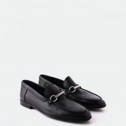 L'INTERVALLE MEN Fabio Black Leather