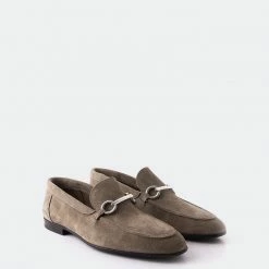 L'INTERVALLE MEN Fabio Dark Beige Suede