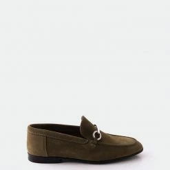 L'INTERVALLE MEN Fabio Khaki Suede