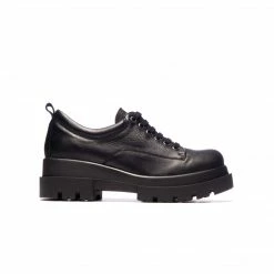 L'INTERVALLE Hawk Black Leather WOMEN