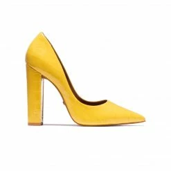 L'INTERVALLE Antonella Yellow Patent Croco WOMEN