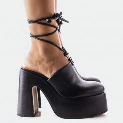 L'INTERVALLE WOMEN Hemera Black Leather