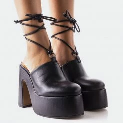 L'INTERVALLE WOMEN Hemera Black Leather