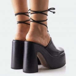 L'INTERVALLE WOMEN Hemera Black Leather