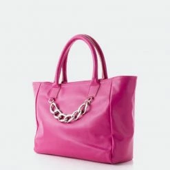 L'INTERVALLE WOMEN Island Fuchsia Leather