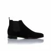 L'intervalle James Black Suede Boots MEN