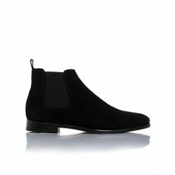 L'intervalle James Black Suede Boots MEN