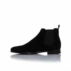 L'intervalle James Black Suede Boots MEN