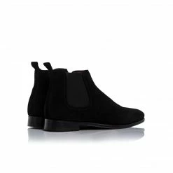 L'intervalle James Black Suede Boots MEN