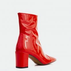 L'INTERVALLE Jepson Red Patent BOOTS