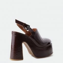 L'INTERVALLE Machai Chestnut Leather WOMEN