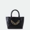 L'INTERVALLE WOMEN Mini Island Black Leather